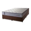 Conjunto Cama Box Magnético Queen Soft Relax Bege 158x198x63