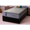 Conjunto Cama Box Magnético Solteiro Soft Relax Bege 96x203x63